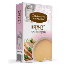 Крем-суп с филейной курицей, пауч 35г*4шт