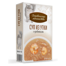 Суп из утки с креветкой, пауч 35г*4 шт