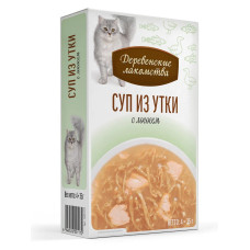 Суп из утки с лососем, пауч 35г*4шт