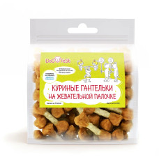 Куриные гантельки на жевательной палочке