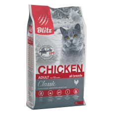 BLITZ ADULT CATS CHICKEN/сухой корм для взрослых  кош. с Курицей/0,4 кг