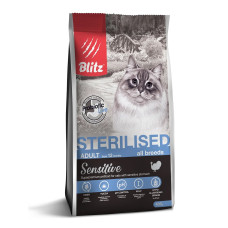 BLITZ STERILISED CATS TURKEY/для стерил. кошек с Индейкой/ 0,4 кг BLITZ STERILISED CATS TURKEY/для стерил. кошек с Индейкой/ 0,4 кг