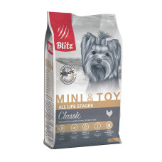 BLITZ ADULT MINI&TOY/полнорационный сухой корм для взрослых собак миниатюрных и мелких пород/0,5 кг BLITZ ADULT MINI&TOY/полнорационный сухой корм для взрослых собак миниатюрных и мелких пород/0,5 кг