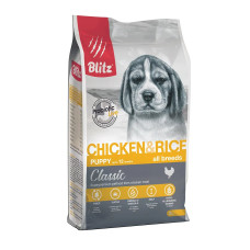 BLITZ PUPPY Chicken & Rice (Курица+рис)/корм для щенков/ 2 кг