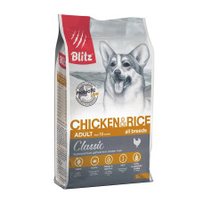 BLITZ ADULT Chicken&Rice (курица+рис)/ для взрослых собак/ 2 кг
