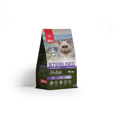 Blitz Holistic STERILISED LAMB & FISH Полнорационный сухой корм для стерилизованных кошек и кастрированных котов со свежим ягненком, индейкой и рыбой / 0,4 кг