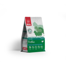 Blitz Cat Vetline Gastrointestinal корм диетический полнорационный д.кошек, при нарушении работы желудочно-кишечного тракта/1,5 кг Blitz Cat Vetline Gastrointestinal корм диетический полнорационный д.кошек, при нарушении работы желудочно-кишечного тракта/1,5 кг