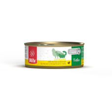 Blitz Cat Vetline Urinary корм консервированный полнорационный диетический для кошек при мочекаменной болезни струвитного типа с индейкой/ 100г